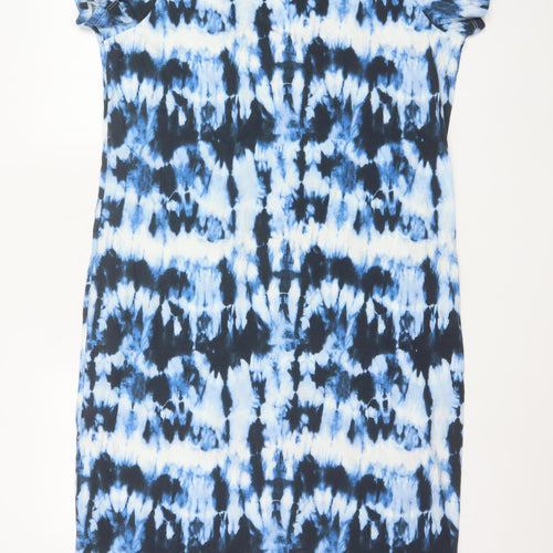Red Herring Women’s Multicoloured Tie Dye T-Shirt Dress UK 16