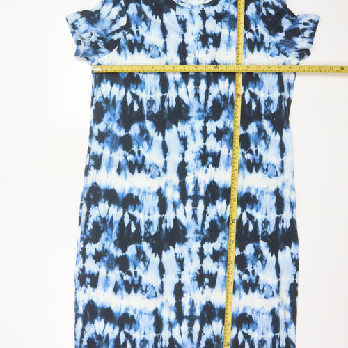 Red Herring Women’s Multicoloured Tie Dye T-Shirt Dress UK 16