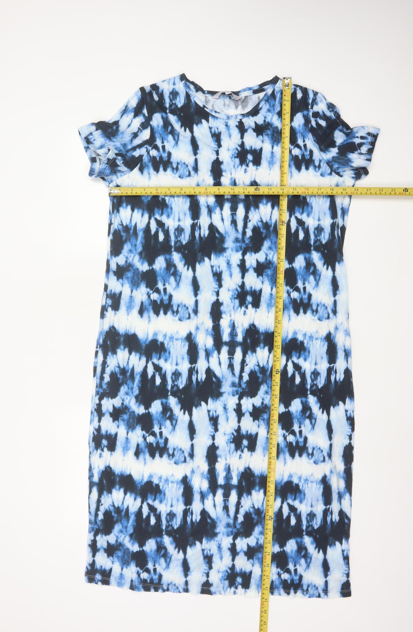 Red Herring Women’s Multicoloured Tie Dye T-Shirt Dress UK 16