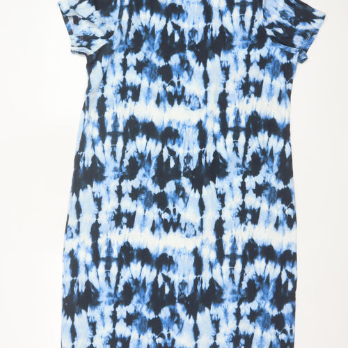 Red Herring Women’s Multicoloured Tie Dye T-Shirt Dress UK 16