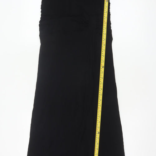 Coast Women’s Black UK 12 Ruched Square Neck Mermaid Maxi Dress