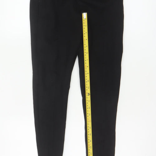 Marks & Spencer Women Black UK 10 High Waist Skinny Stretch Leggings