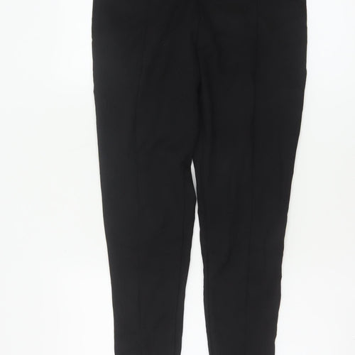 Marks and Spencer Women’s Black Size 14 High Rise Tapered Trousers
