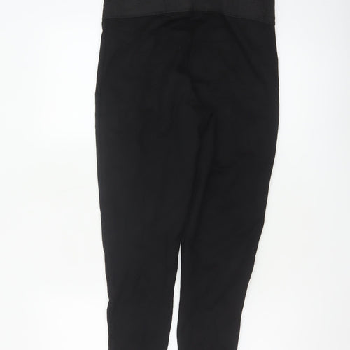 Marks and Spencer Women’s Black Size 14 High Rise Tapered Trousers