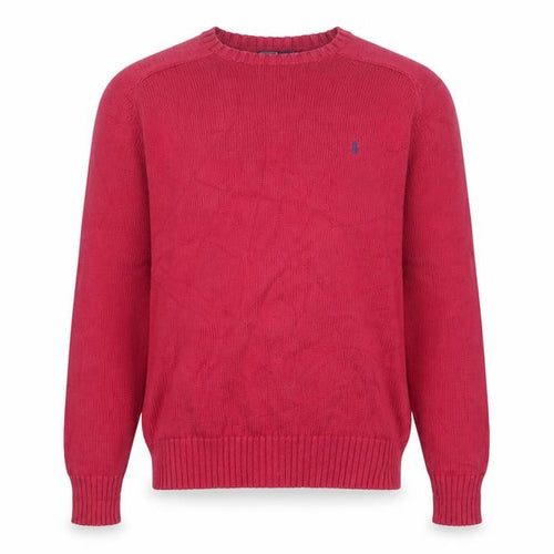 Polo Ralph Lauren Men's Pink XS Crew Neck Cotton Logo Jumper