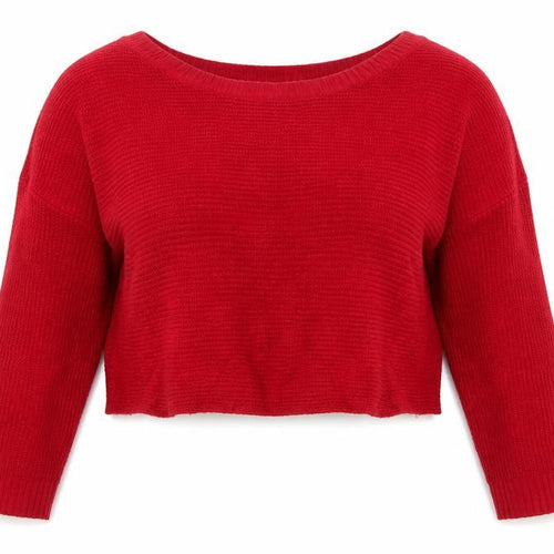 Hollister Women Red M Wrap Cardigan Long Sleeve Cotton Blend Knit