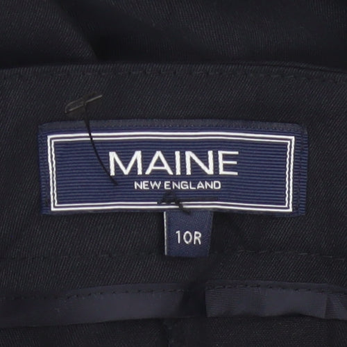 Maine New England Women’s Navy Blue Size 10 Straight Dress Trousers