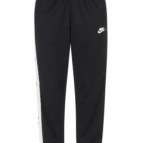 Nike Men’s Black M Jogger Sweatpants White Stripe Logo