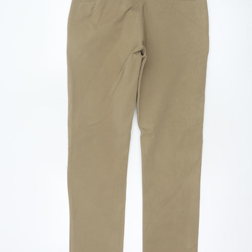Marks and Spencer Men's Beige 30 Slim Ultimate Chino Stretch Trousers