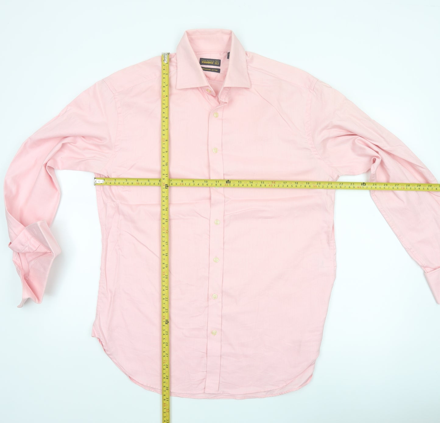Ted Baker Men’s Pink 16/40.5 Superfine Cotton Long Sleeve Shirt