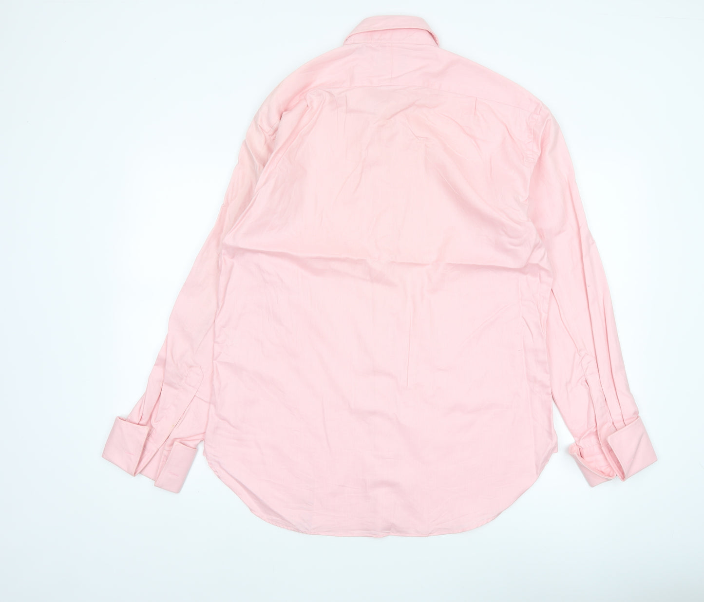 Ted Baker Men’s Pink 16/40.5 Superfine Cotton Long Sleeve Shirt