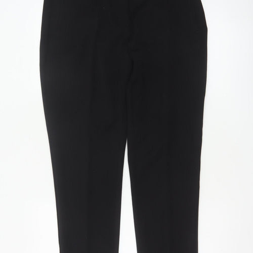 M&S Women’s Black Size 14 Regular Tailored Straight Work Trousers