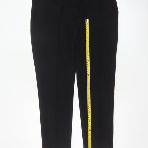 M&S Women’s Black Size 14 Regular Tailored Straight Work Trousers