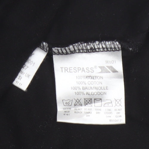 Trespass Women's Black Polka Dot 1/4 Zip High Neck Sweatshirt 2XL