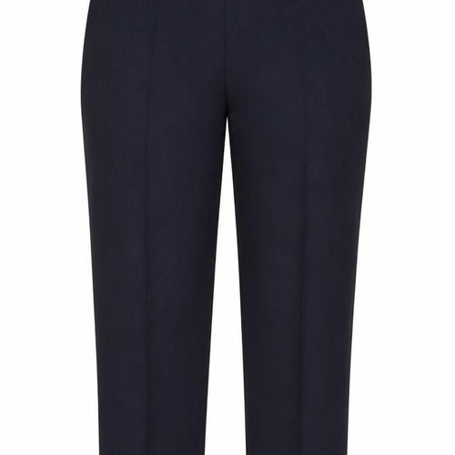 Marks & Spencer Women's Navy UK 18 Short Straight Leg Tailored Trousers