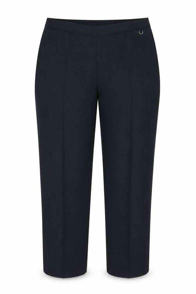 Marks & Spencer Women's Navy UK 18 Short Straight Leg Tailored Trousers