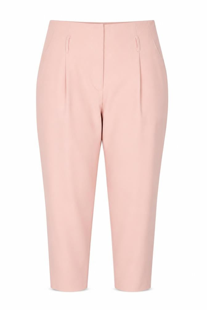 New Look Women’s Pink UK 12 Tapered Tailored Dress Trousers