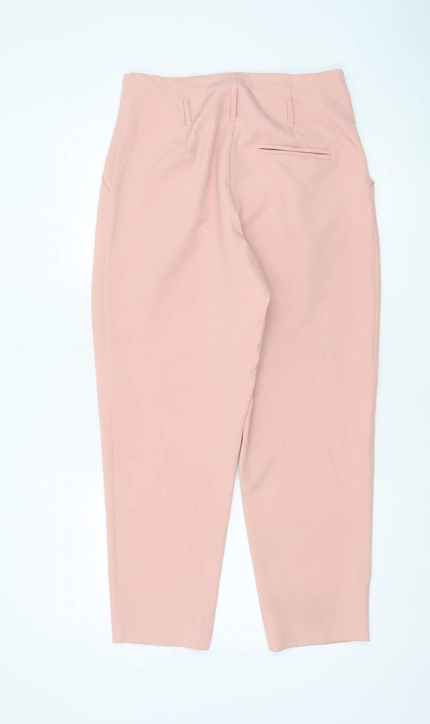 New Look Women’s Pink UK 12 Tapered Tailored Dress Trousers