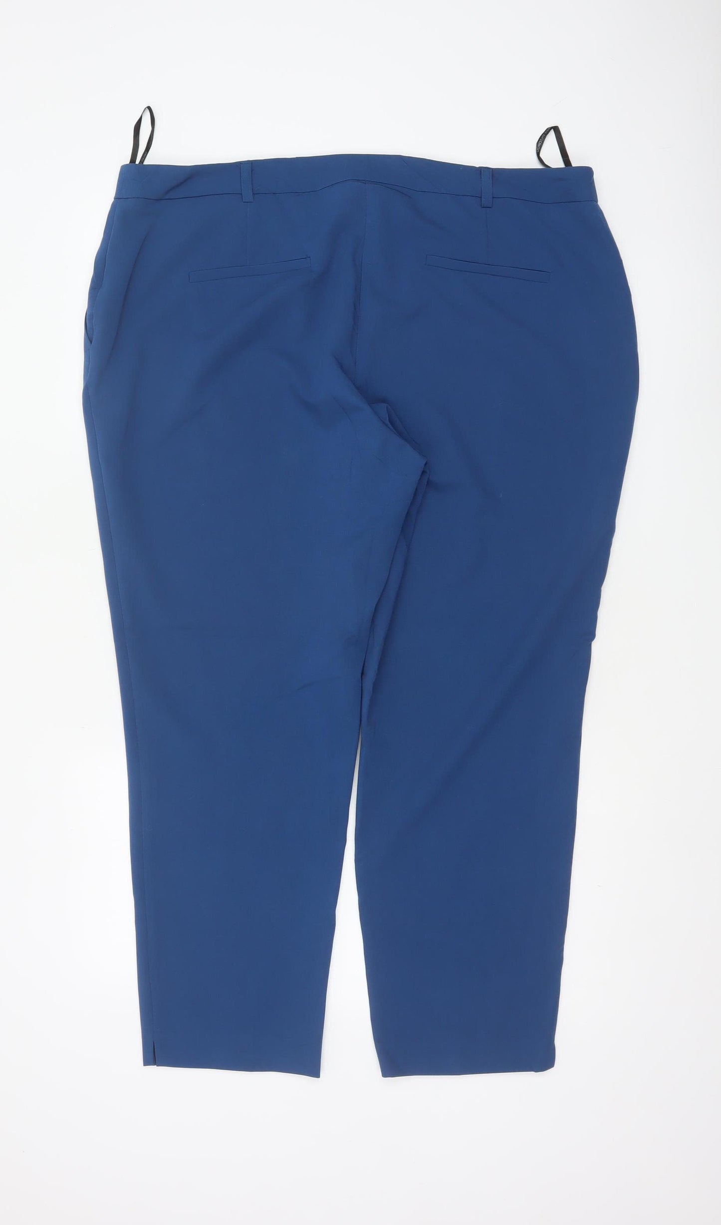 Dorothy Perkins Women Blue UK 18 Tailored Tapered Work Trousers