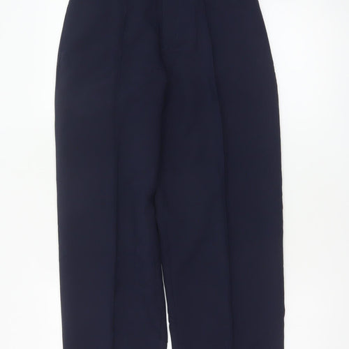 PRIMA Women’s Blue Size 12 Straight Leg Corporate Dress Trousers