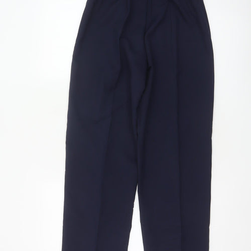 PRIMA Women’s Blue Size 12 Straight Leg Corporate Dress Trousers