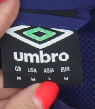 Umbro Men’s Blue M Derby County Football Full Zip Basic Jacket