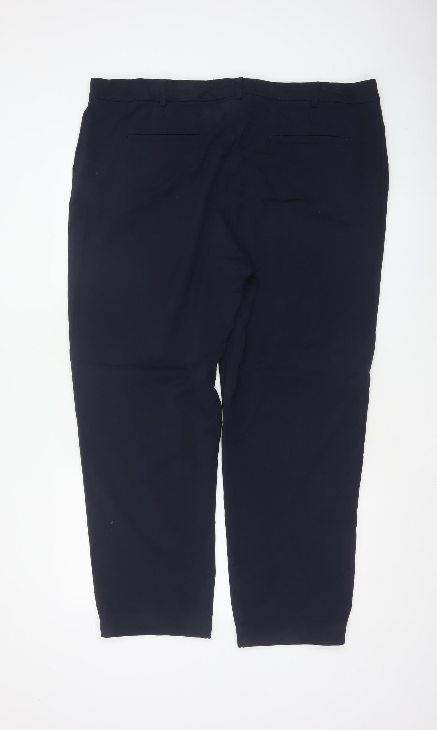 Marks & Spencer Women’s Navy Size 20 Tapered Work Trousers