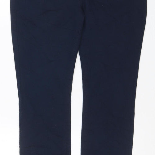 Moods Denim Women’s Blue Petite 14 Cropped Straight Trousers