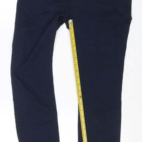 Moods Denim Women’s Blue Petite 14 Cropped Straight Trousers