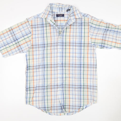Roundtree & Yorke Men’s Multicoloured Check Cotton Blend Shirt Size S
