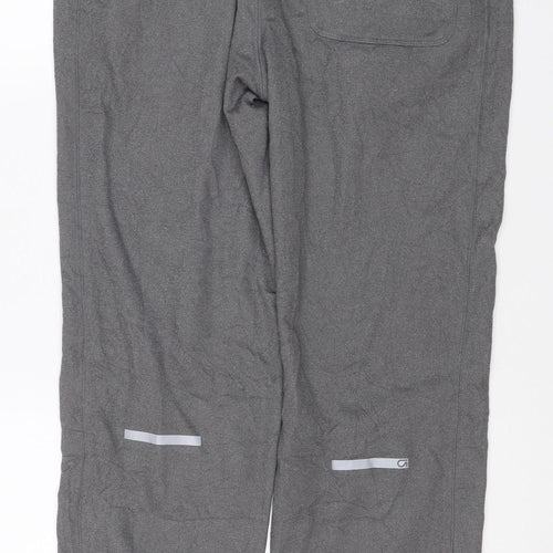 GapFit Men’s Grey M Jogger Track Pants Zip Pockets gDry