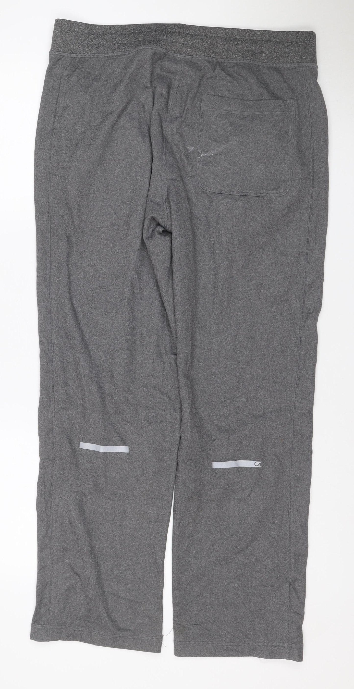 GapFit Men’s Grey M Jogger Track Pants Zip Pockets gDry