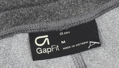 GapFit Men’s Grey M Jogger Track Pants Zip Pockets gDry