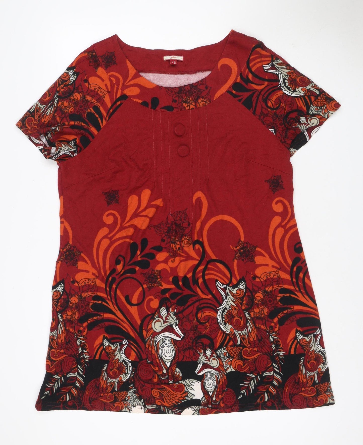 Joe Browns Women Multicoloured UK 18 Knee Length Shift Floral Dress
