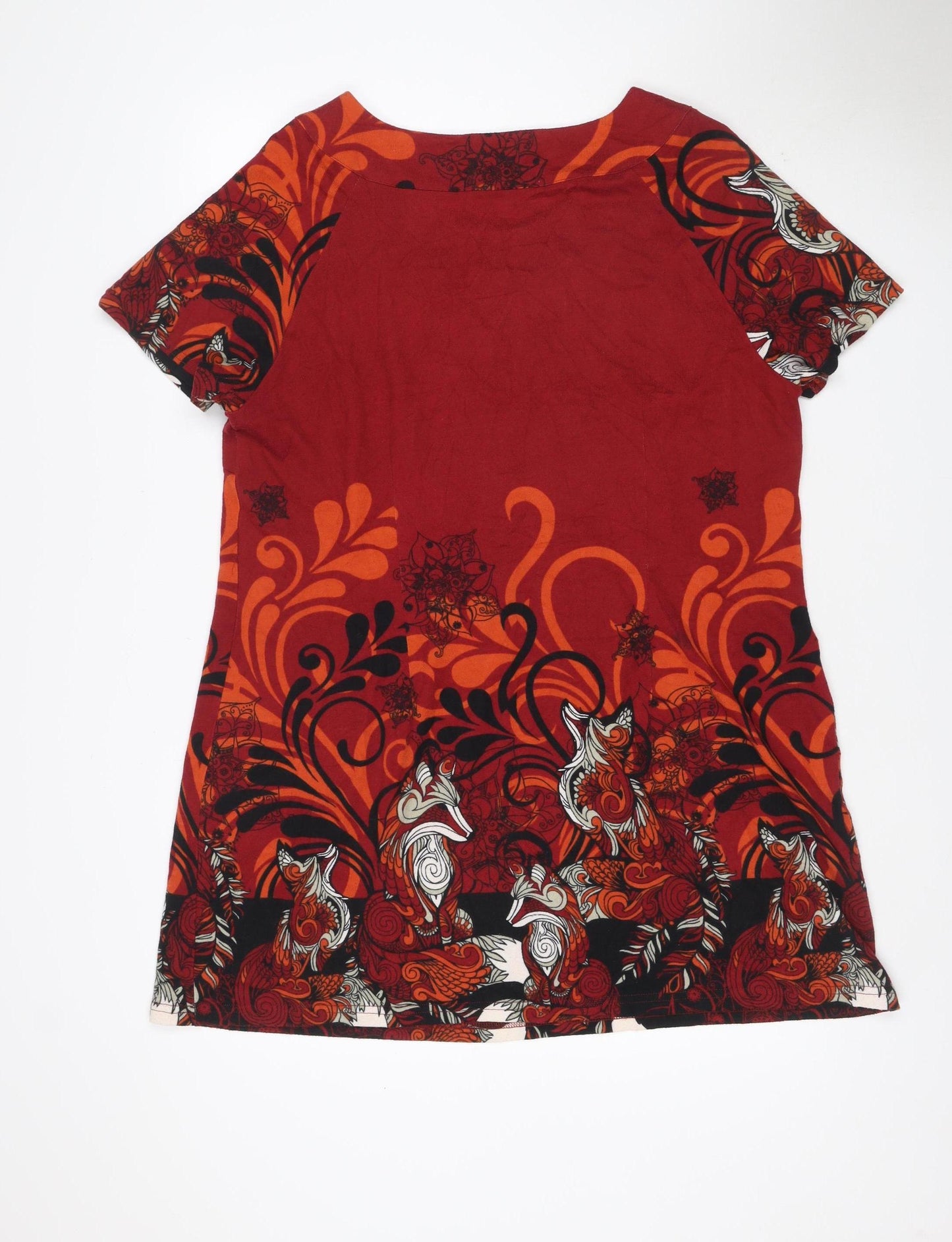 Joe Browns Women Multicoloured UK 18 Knee Length Shift Floral Dress