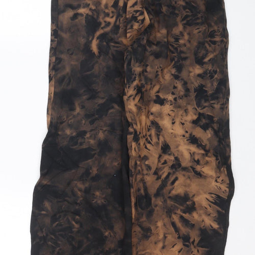 Motel Women’s Brown Tie Dye Jogger Trousers XS Elastic Waist Pockets