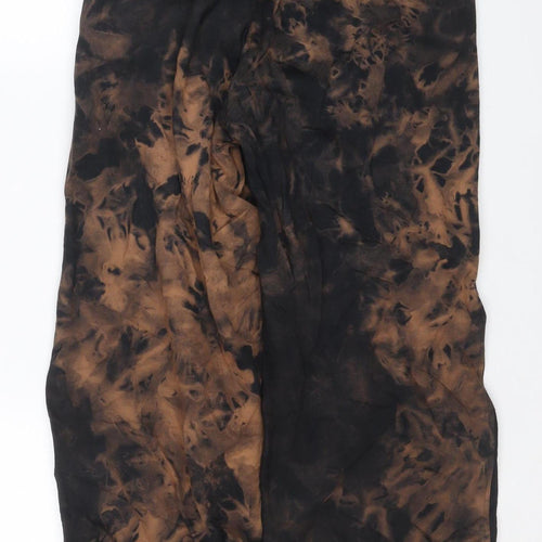 Motel Women’s Brown Tie Dye Jogger Trousers XS Elastic Waist Pockets
