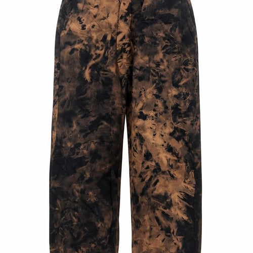 Motel Women’s Brown Tie Dye Jogger Trousers XS Elastic Waist Pockets