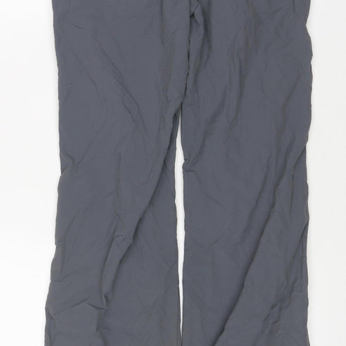 Rarespecies Women’s Grey Size 8 Cargo Trousers Lightweight Zip Pockets