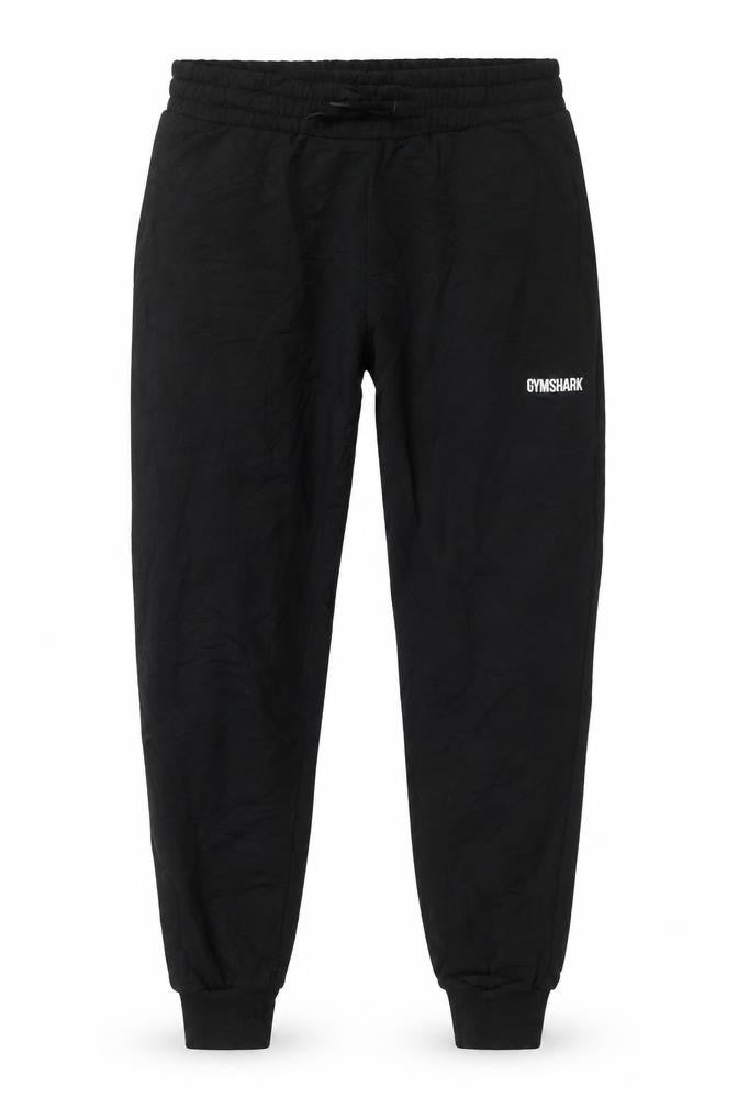 Gymshark Men’s Black S Jogger Track Pants Elastic Waist Zip Pocket