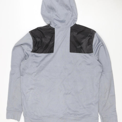 The North Face Men's Grey M 1/4 Zip Hooded Fleece Pullover