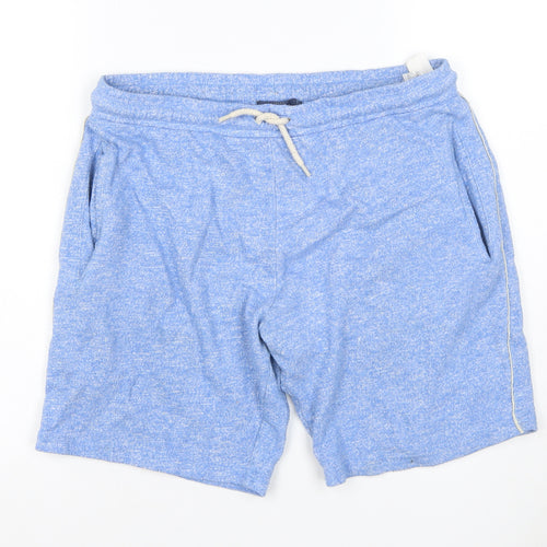 Topman Men’s Blue S Sweat Shorts Drawstring Cotton Pockets