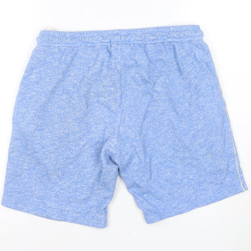 Topman Men’s Blue S Sweat Shorts Drawstring Cotton Pockets