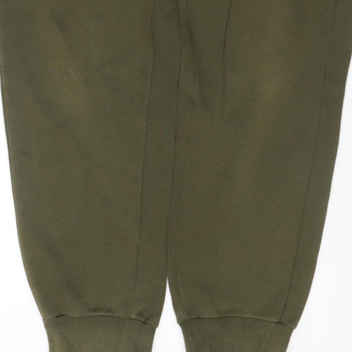 Puma Men’s Green M Fleece Lined Tapered Jogger Track Pants