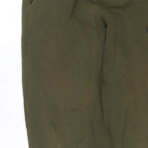 Puma Men’s Green M Fleece Lined Tapered Jogger Track Pants