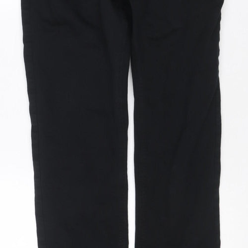 M&S Men’s Black 34 Cargo Trousers 33in Leg Stretch Zip Pockets