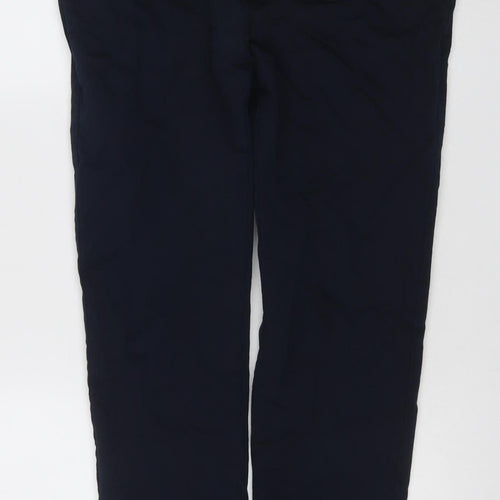 Marks and Spencer Men’s Blue 34/31 Slim Cotton Stretch Trousers