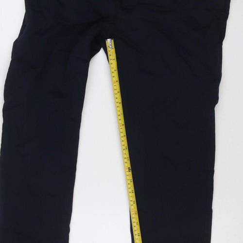 Marks and Spencer Men’s Blue 34/31 Slim Cotton Stretch Trousers