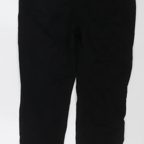 Marks and Spencer The Mia Women's Black Slim Trousers UK 14 Short