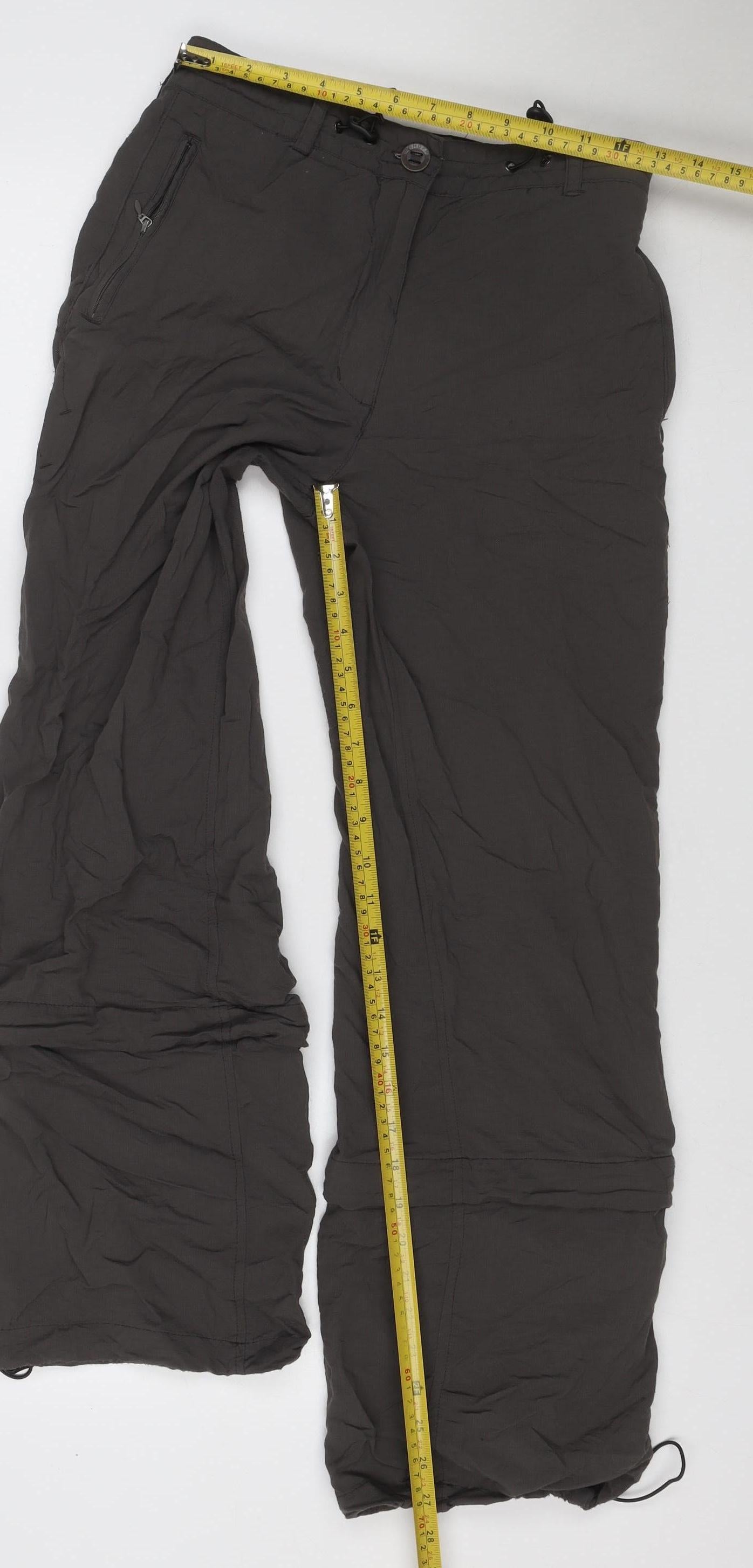 Craghoppers Women’s Black UK 8 Convertible Cargo Walking Trousers